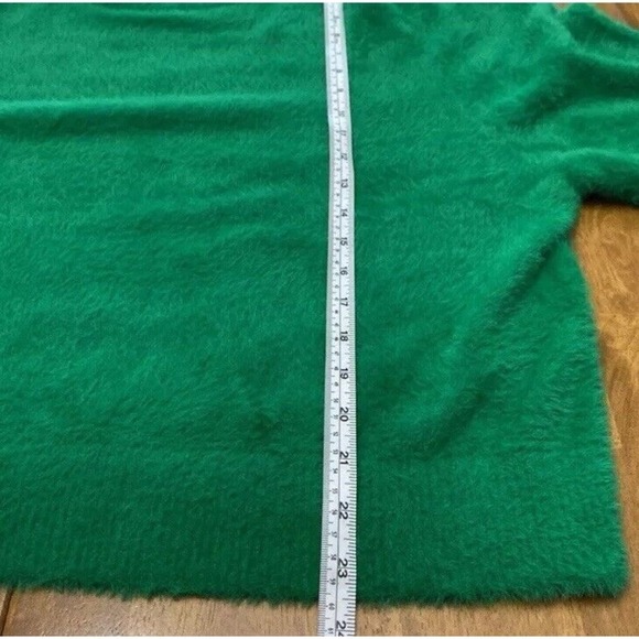 Aerie Flurry Crew Neck Sweater Oversized Green Women's Size Small - Picture 5 of 7
